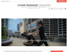 Tablet Screenshot of chairmassage-chicago.com